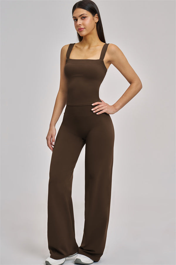 The Swoon Tank Top Flared Leggings 2-Piece Set