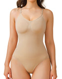 Sexy Backless Suspender Bodysuit for Women – Seamless Tummy Control Lingerie Body Shaper with Customized Logo