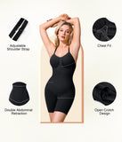 Women’s Seamless Shapewear Bodysuit – Firm Tummy Control Body Shaper with Hip Enhancer & Sculpting Design
