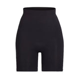 Seamless mid-thigh shaping panty.