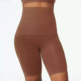 Nylon tummy control shapewear shorts.