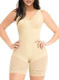 Wholesale Ultimate Stretch Nude Hooks Crotchless Unpadded Big Size Fajas Bodysuit
