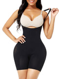 Seamless Plus Size Body Shaper – Elastic Tummy Control with Open Gusset