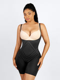 Seamless Liquid Spandex Shaping Bodysuit with Adjustable Straps & 3D Butt Lift