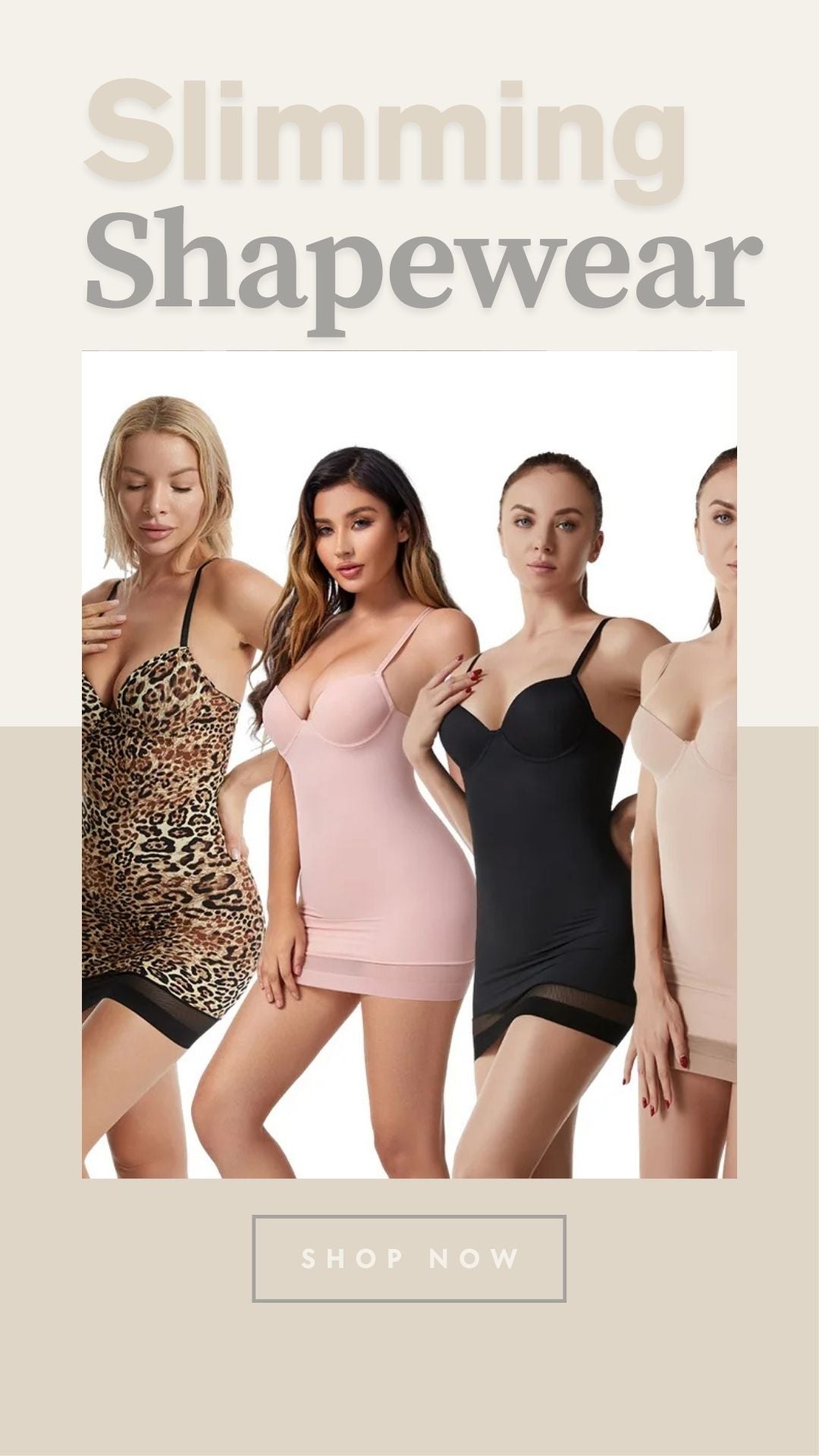 Slimming Stretch Slip Dress