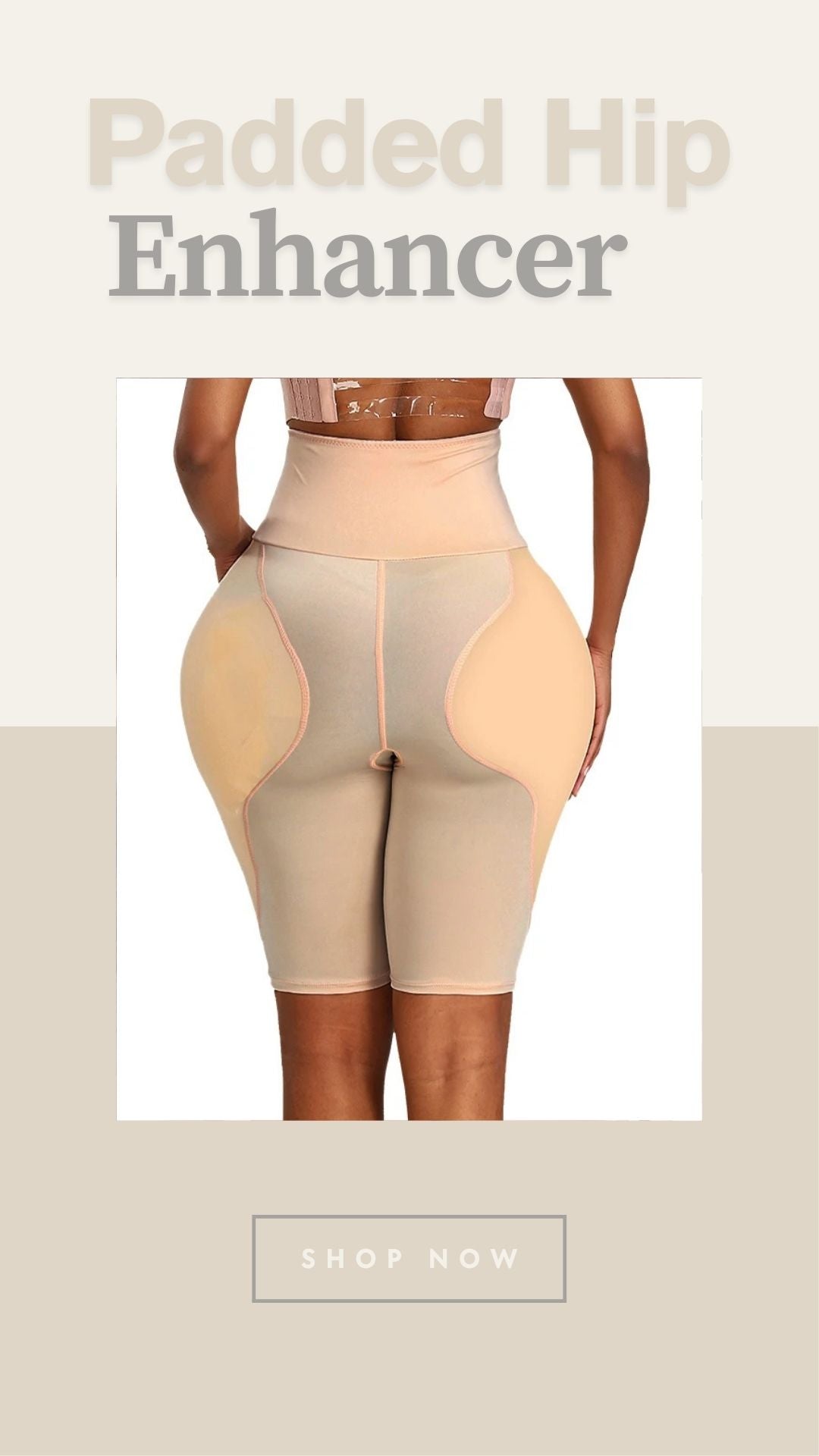 Women's Butt Lifter Shapewear Panties – Padded Hip Enhancer Control Underwear