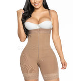 Colombianas Women’s Bodysuit Shapewear – Post-Surgery Compression Waist Trainer with Lace Detail