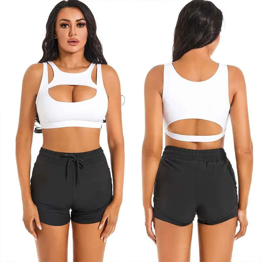 Push Up Sports Bra with Removable Cups