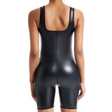 Women's Full Body Shaper – U-Neck Tank Top Bodysuit with Waist Cincher & Leggings