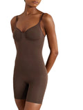 Seamless Sculpt Mid-Thigh Bodysuit – Compression Shapewear with Butt Lift