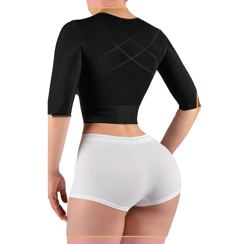 Women’s Full Body Shaping Vest – Medium Compression Bodysuit with Tummy Control