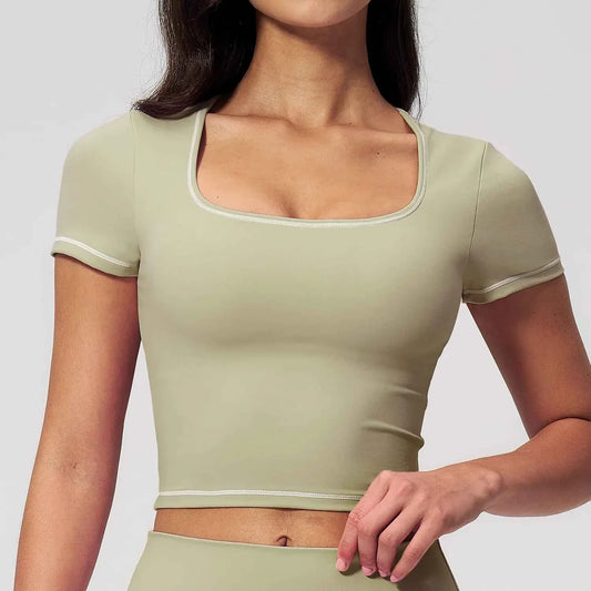 Women's Short Sleeve Yoga Top