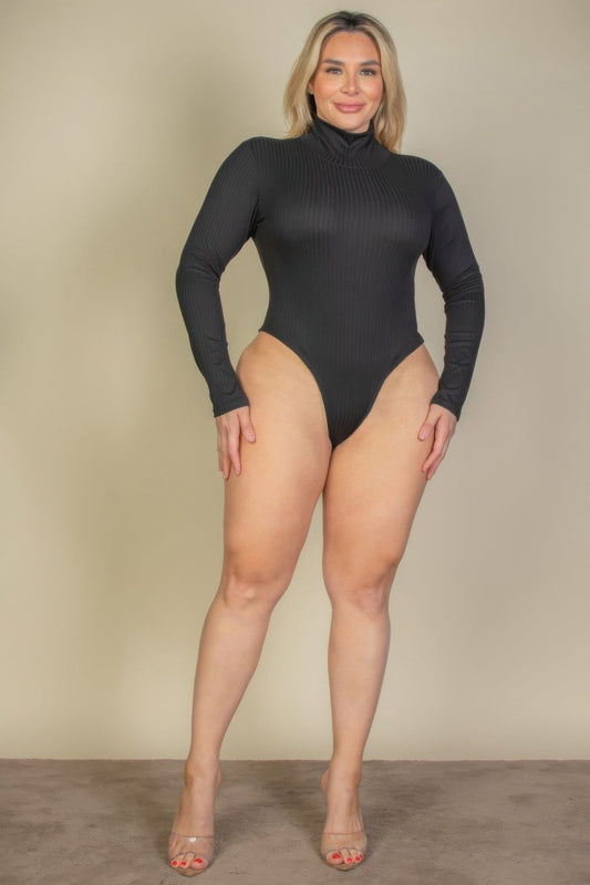 Turtle Neck Long Sleeve Bodysuit