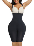 Women Black Seamless Body Shapers Mesh Strap Plus Size Slim Waist