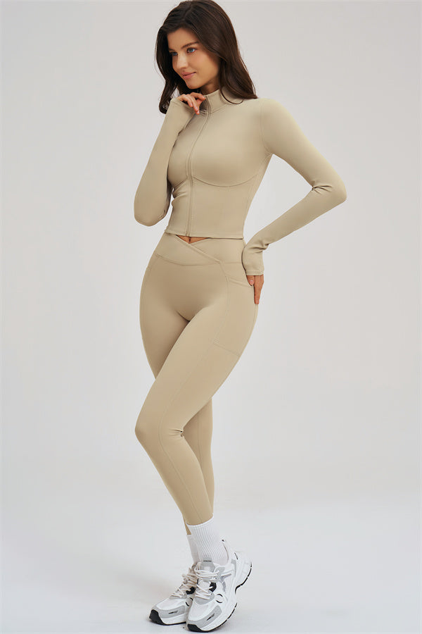 The Sizzle Zip Jacket Leggings 2-Piece Set