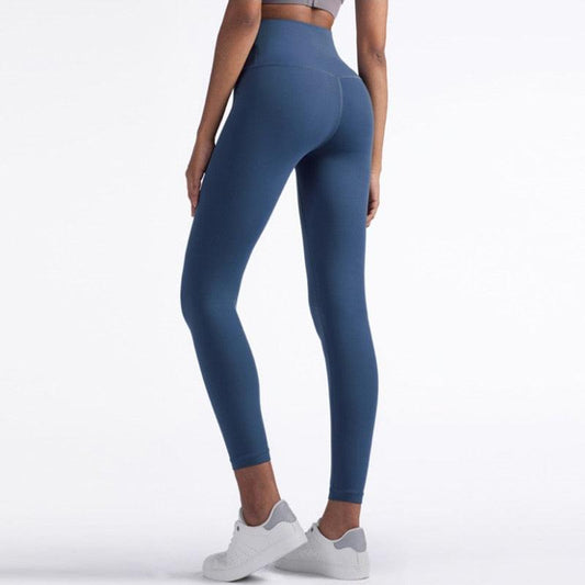 Beautiful Fitness Female Full Length Leggings 19 Colors Running Pants High Waist Seamless Leggings Fitness Tight Running Gym Women Push Up Sport Leggings Workout Seamless Yoga Pant Comfortable Pants