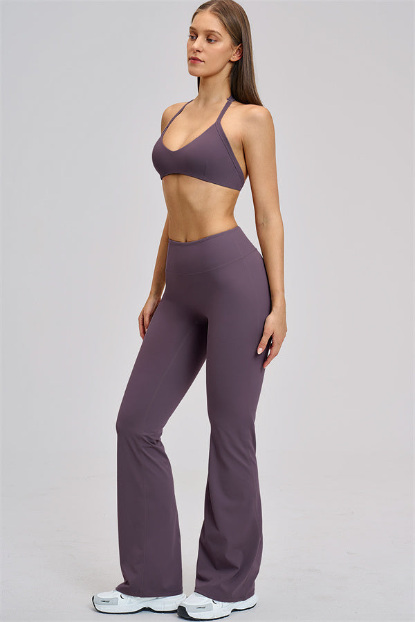The Zestful Sports Bra Flared Leggings 2-Piece Set