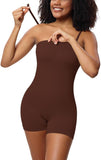 Women’s Plus Size Tummy Control Shapewear – Seamless Bodysuit with Removable Straps