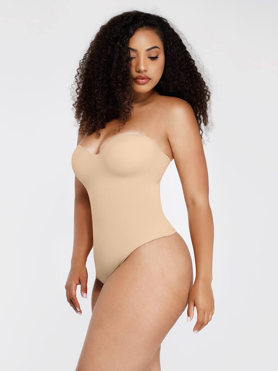 SculptFit Strapless Waist Shaping Bodysuit