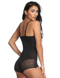 Wholesale Womens Tummy Control Body Shaper Lace Bodysuit