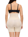 Wholesale Black Seamless High Waist Mid-Thigh Shaper Shorts Instantly Slims