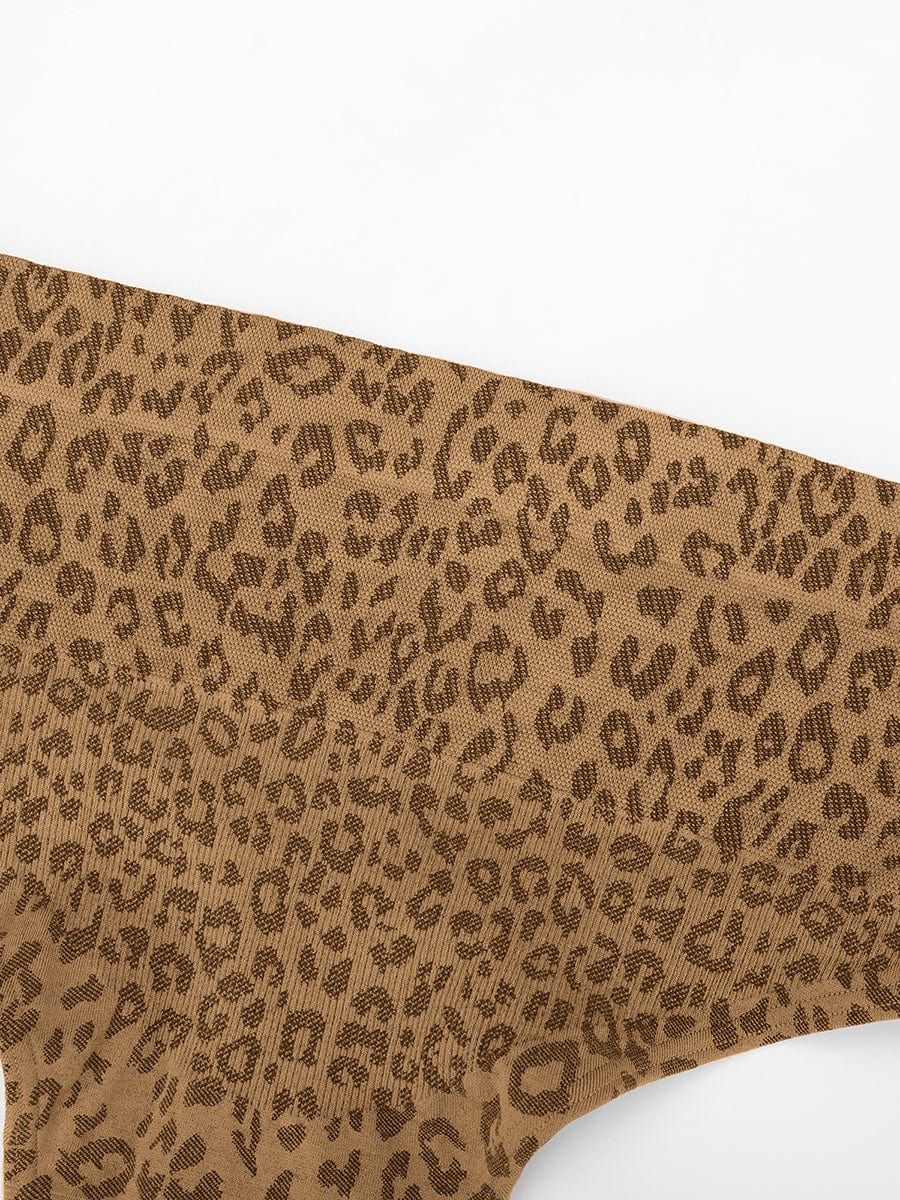 Leopard-Print Seamless Tummy Control Briefs
