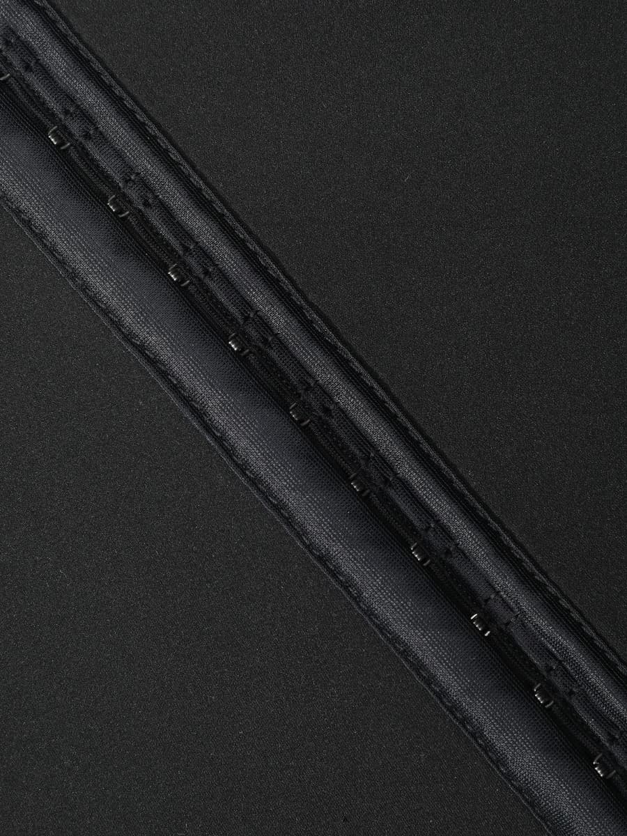 Dark Blue Neoprene Butt-Lifting Wide-Waistband Leggings