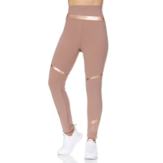 Women's High Waist Active Full Length Leggings With Rubber Print Detail