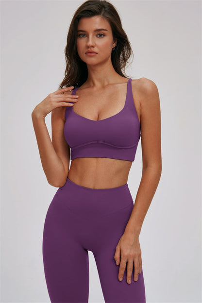 The Kinetic Cross Back Sports Bra Leggings 2-Piece Set
