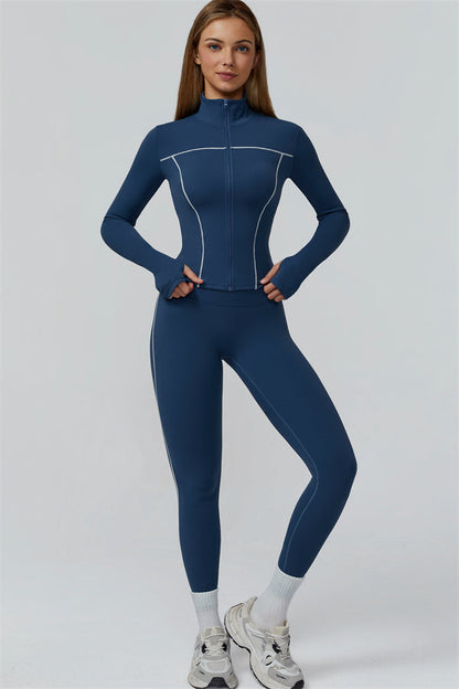 The Venus Zip Top Leggings 2-Piece Set