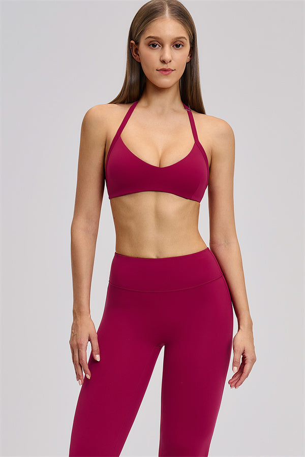 The Zestful Sports Bra Flared Leggings 2-Piece Set