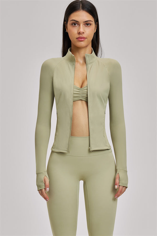 The Swoon Jacket Sports Bra Leggings 3-Piece Set
