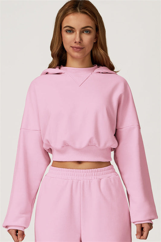 The Axis Crop Hoodie