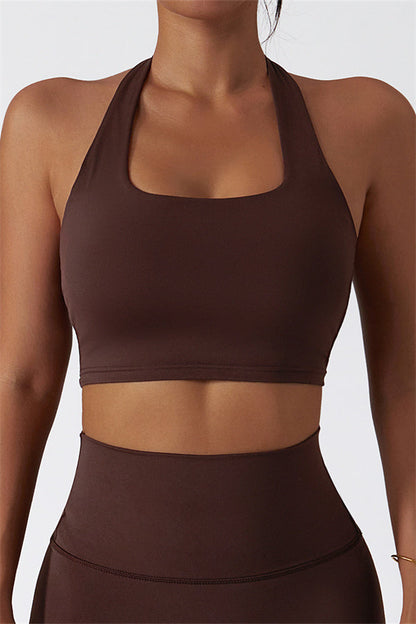 The Seraphine Halter Crop Top