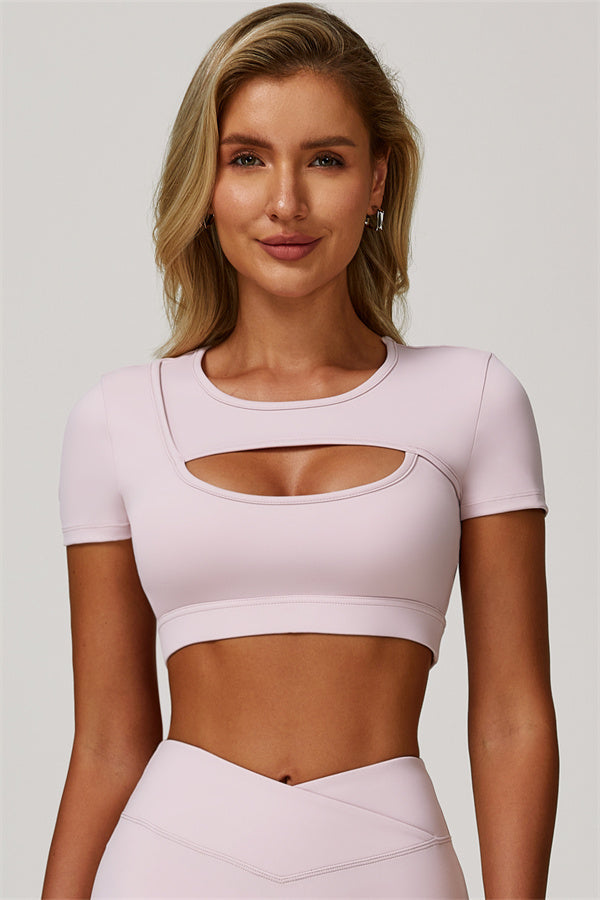 The Lavish Cut-out Crop Top
