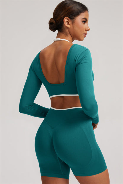 The Elevate Long Sleeve Crop top
