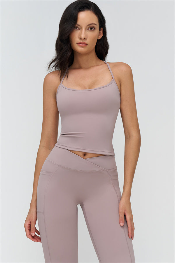 The BoldFit Crop Top Flared Leggings 2-Piece Set