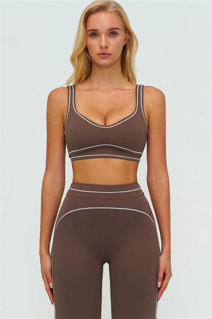 The Amara Sports Bra Flared Leggings 2-Piece Set