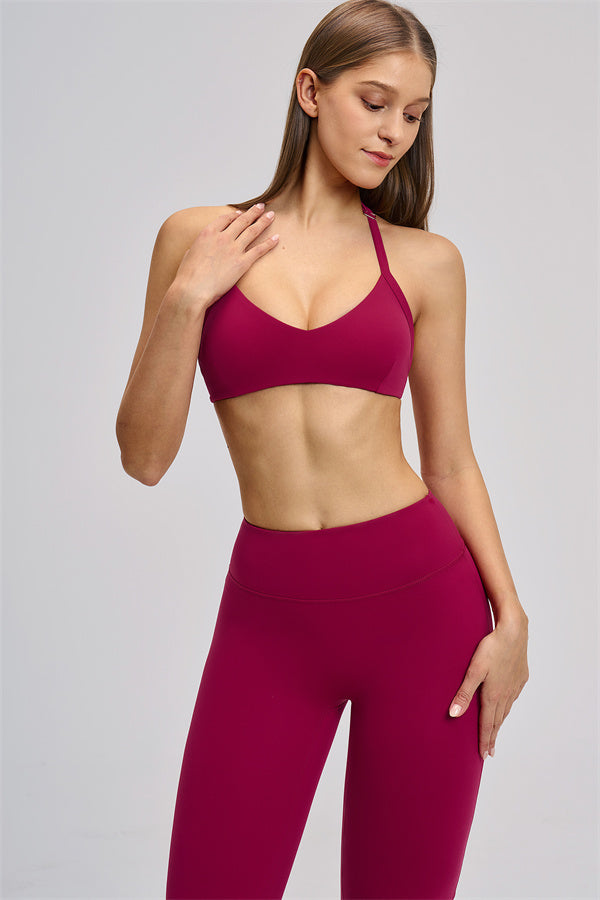 The Zestful Sports Bra Flared Leggings 2-Piece Set