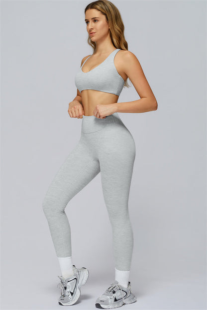 The Radiance Racerback Sports Bra Leggings 2-Piece Set