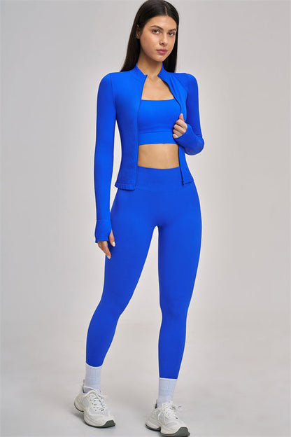 The Vision Jacket Sports Bra Leggings 3-Piece Set