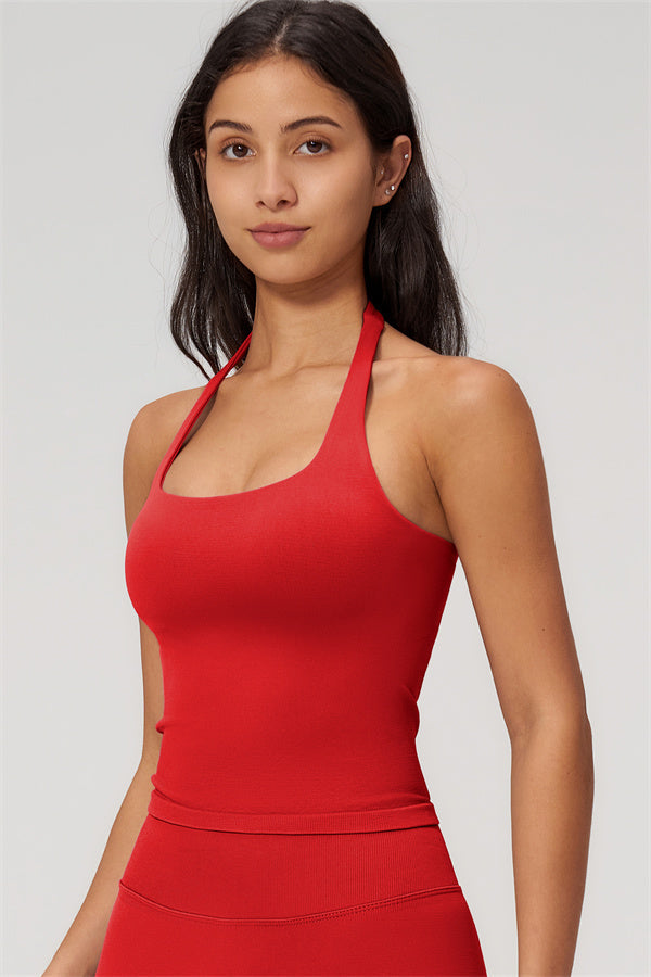 The Empower Halter Crop Top