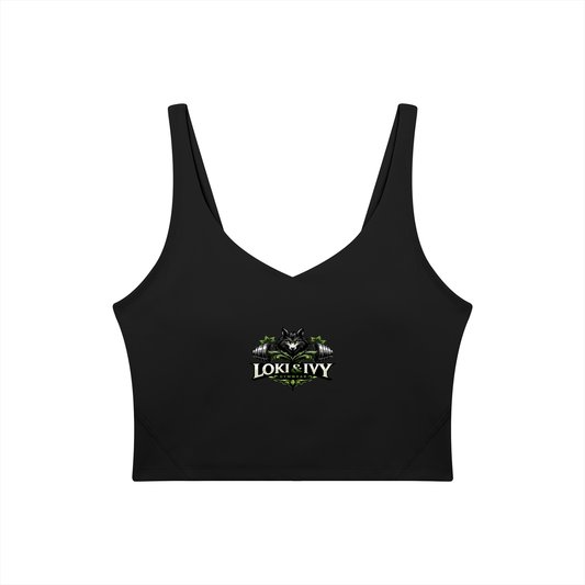 Loki & Ivy Women's V-Neck Yoga Sports Bra