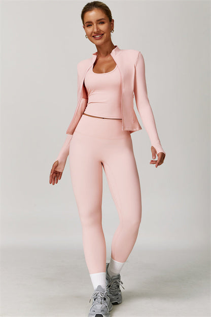 The Surge Halter Crop Top Leggings 2-Piece Set