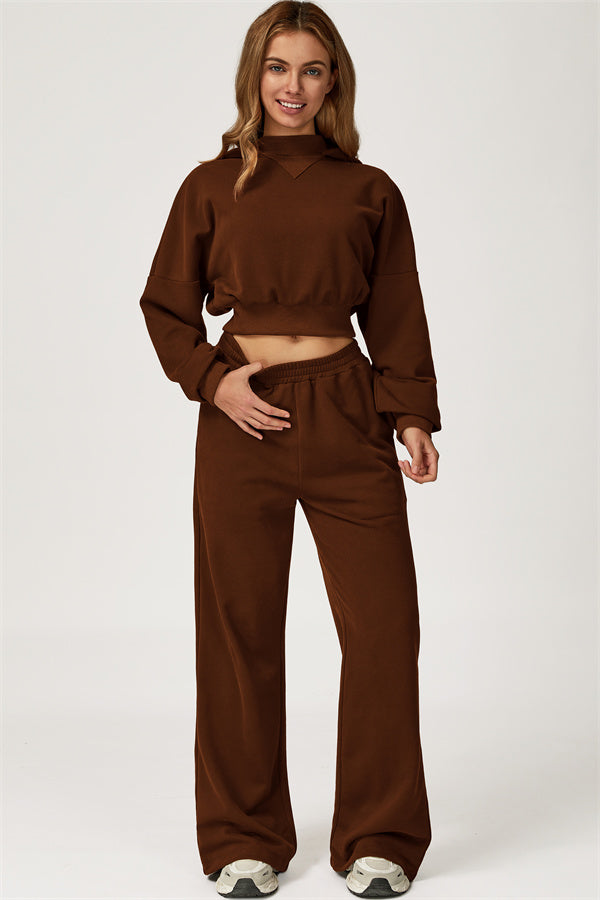 The Axis Crop Hoodie