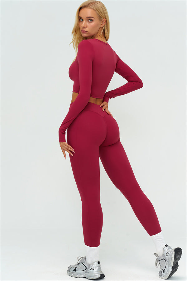 The Lushness Long Sleeve Crop top