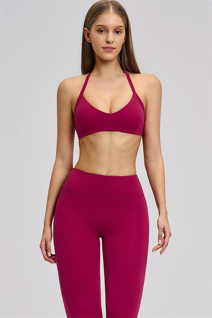 The Zestful Sports Bra Flared Leggings 2-Piece Set