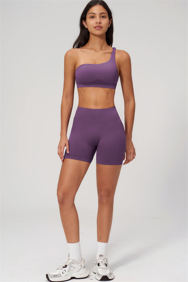The Empower One-Shoulder Sports Bra