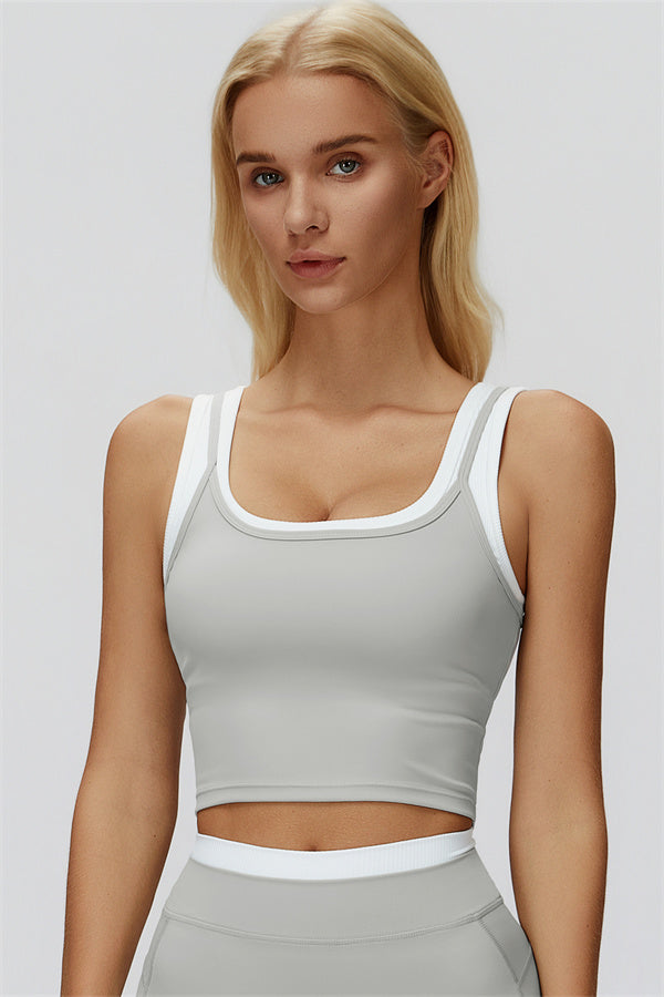The Canyon Crop Tank Flared Leggings 2-Piece Set