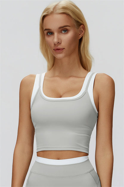 The Canyon Crop Tank Flared Leggings 2-Piece Set
